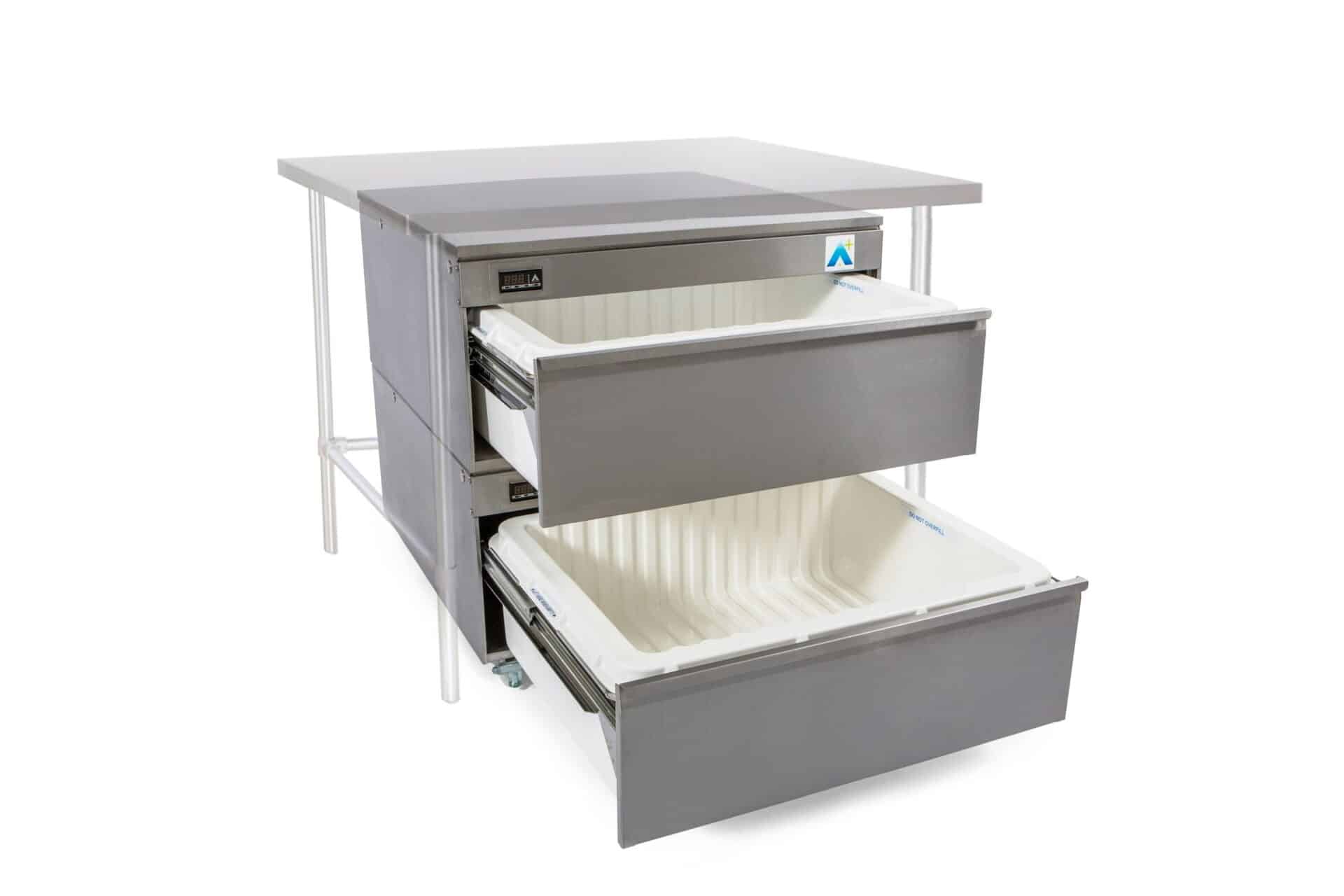 UNDER-COUNTER – FRIDGE ONLY – TWO DRAWER – REAR ENGINE – HCR2 SERIES