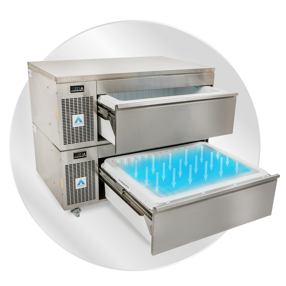 adande refrigerated drawers