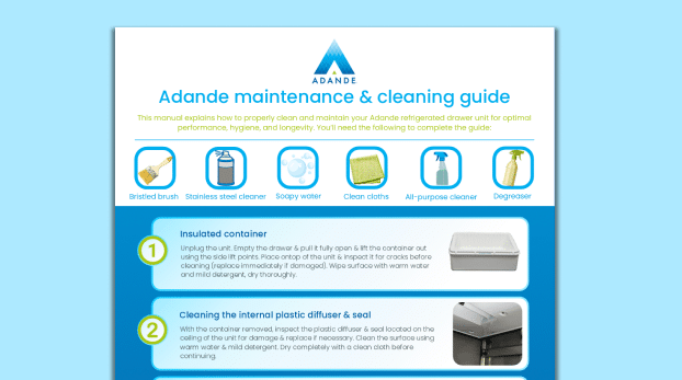 Adande refrigeraton cleaning guide