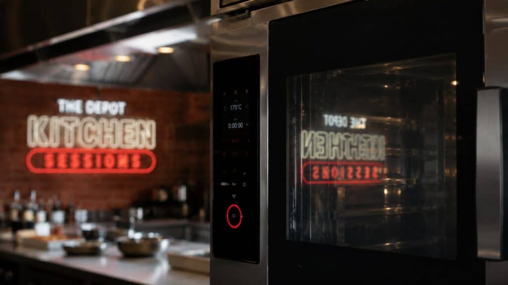 The depot kitchen sessions UK event adande is hosting with Unox combi oven